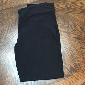 Solid Black TC LulaRoe Leggings